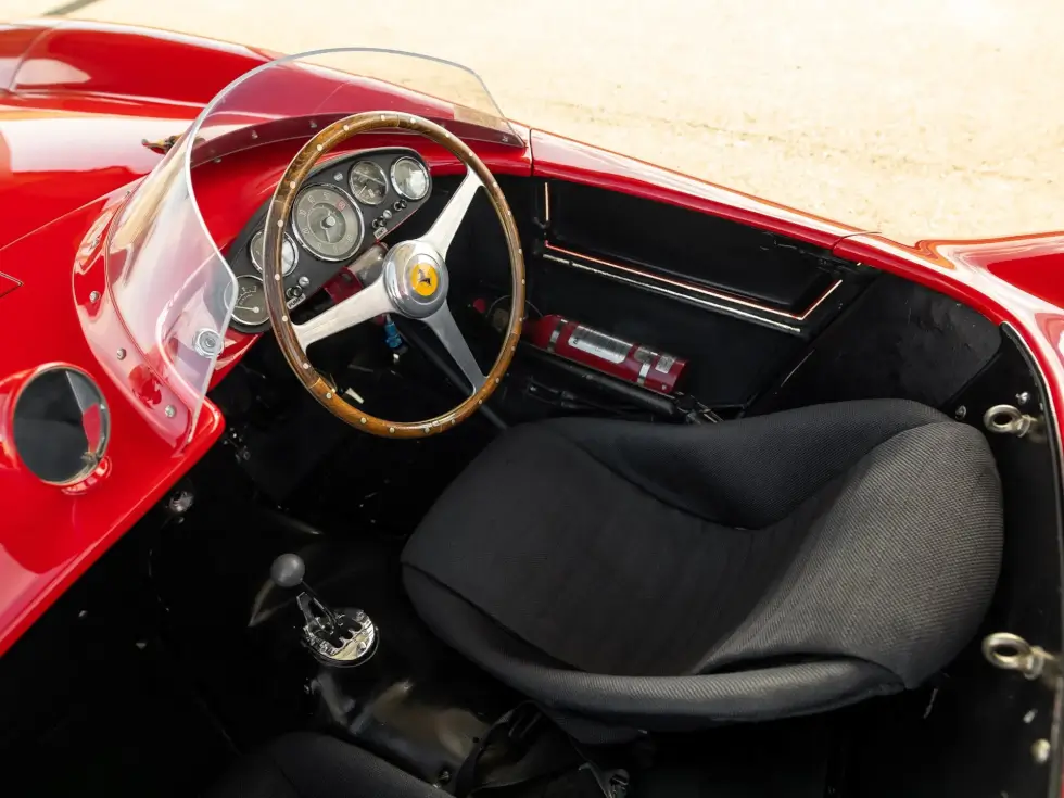 1955 Ferrari 410 Sport cockpit