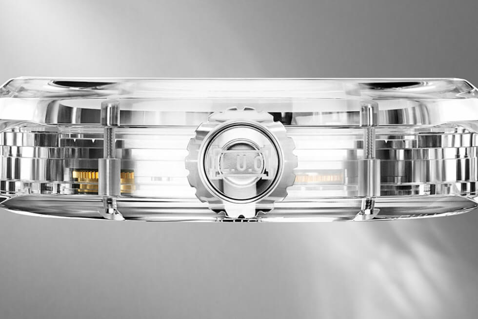 L.U.C. Full Strike Sapphire crown