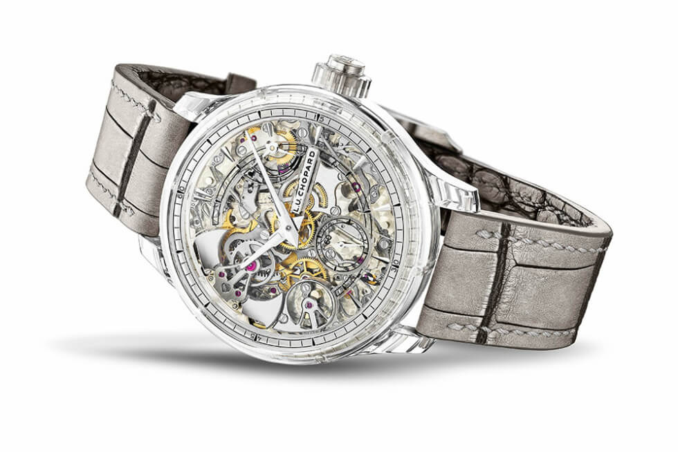 L.U.C. Full Strike Sapphire angle