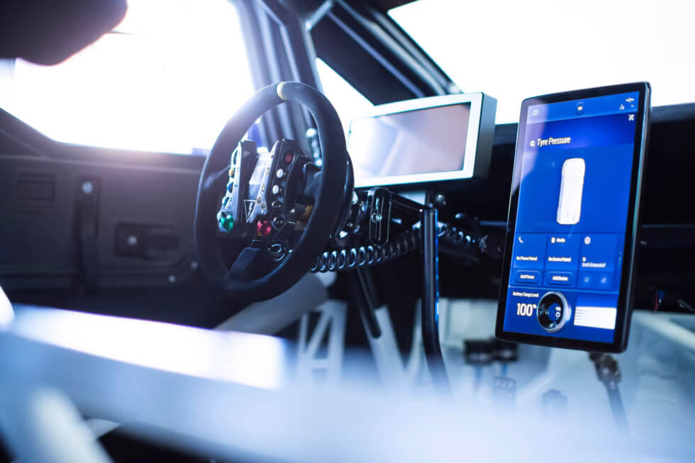 Pro Electric SuperVan cockpit