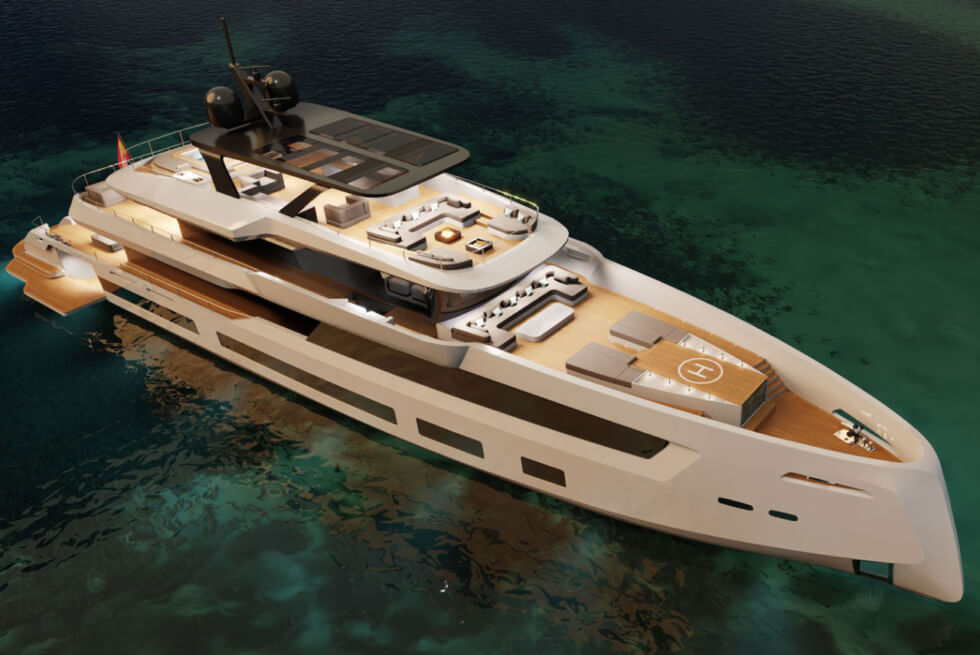 BYD 50: A 164-Foot Concept Superyacht With A Comprehensive Hybrid Setup
