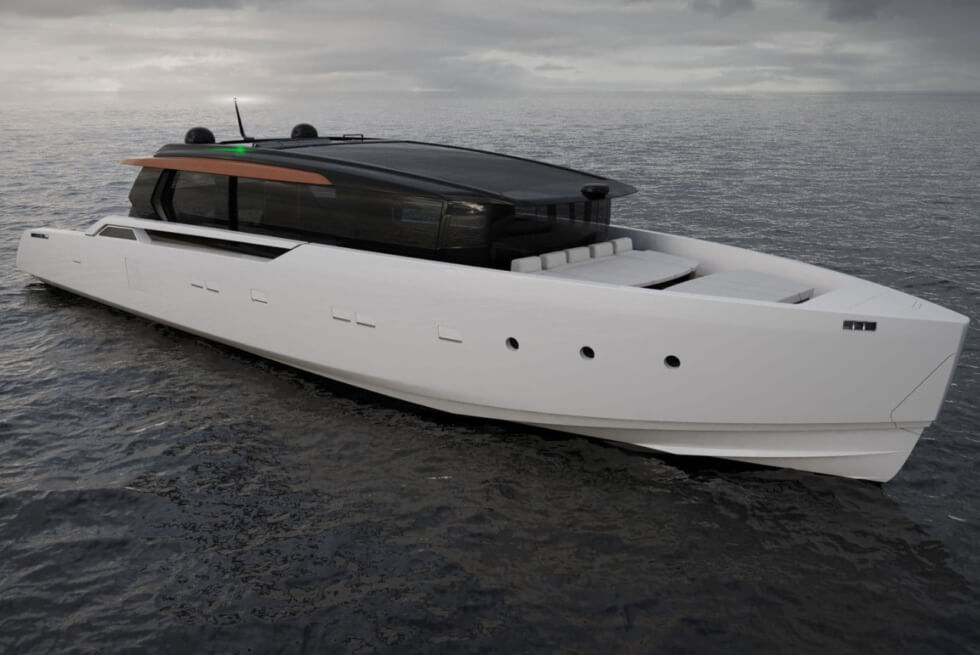 Sanlorenzo Yachts Outfits The SP110 With Solar Panels And A Water Jet Propulsion System