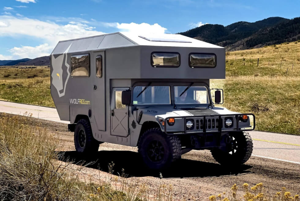 Wolf Rigs Turns A Hummer H1 Into A Beastly Overlanding Camper It Calls The Patton