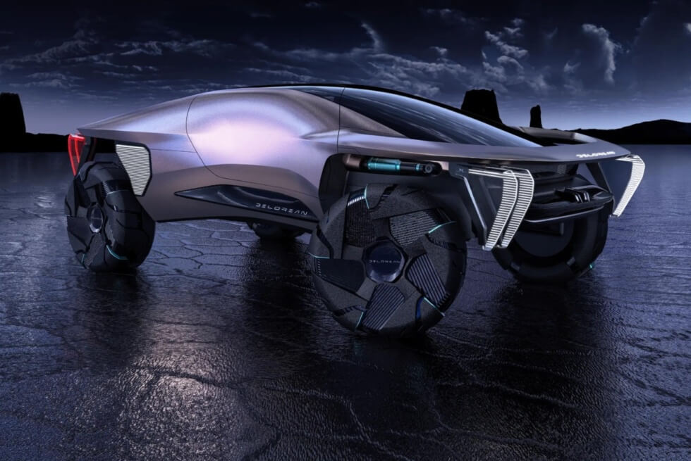 DeLorean Debuts A Futuristic Off-Road Racer Concept It Calls The Omega