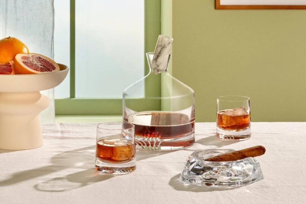 NUDE’s Alba Whiskey Glasses Are Exactly The Barware Upgrades You Need