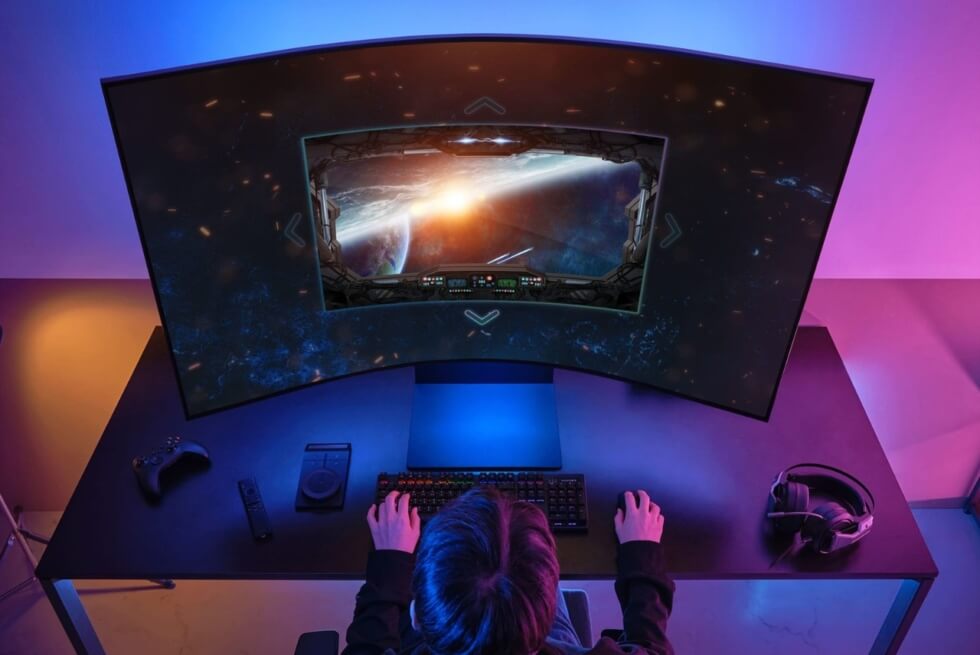 Samsung’s Odyssey Ark Is A Massive 55-Inch Curved Gaming Screen