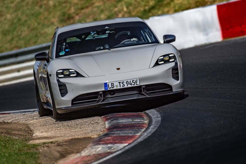 A Production Porsche Taycan Turbo S Sets New Nürburgring Lap Record To Beat Tesla