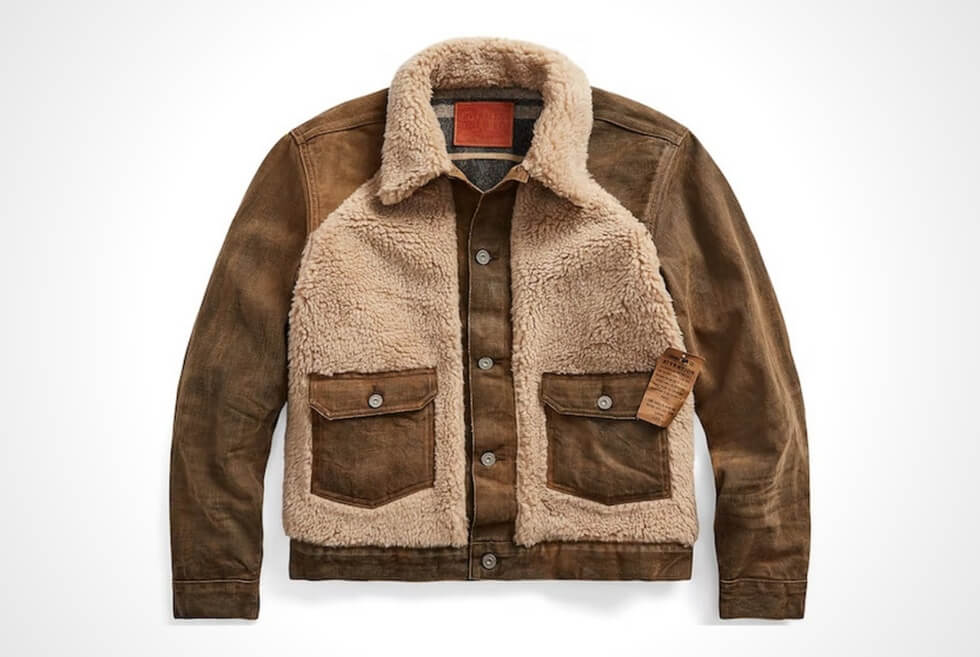 Stay Warm and Cozy With The RRL Denim Grizzly Jacket