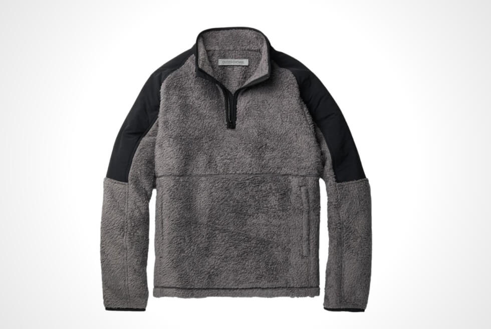 Stay Warm With A Cushy Sherpa Like Outerknown’s Skyline Half Zip Popover