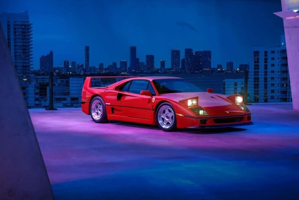 A 1990 Ferrari F40 Previously Owned By The Late Paul Allen Is Heading To Auction
