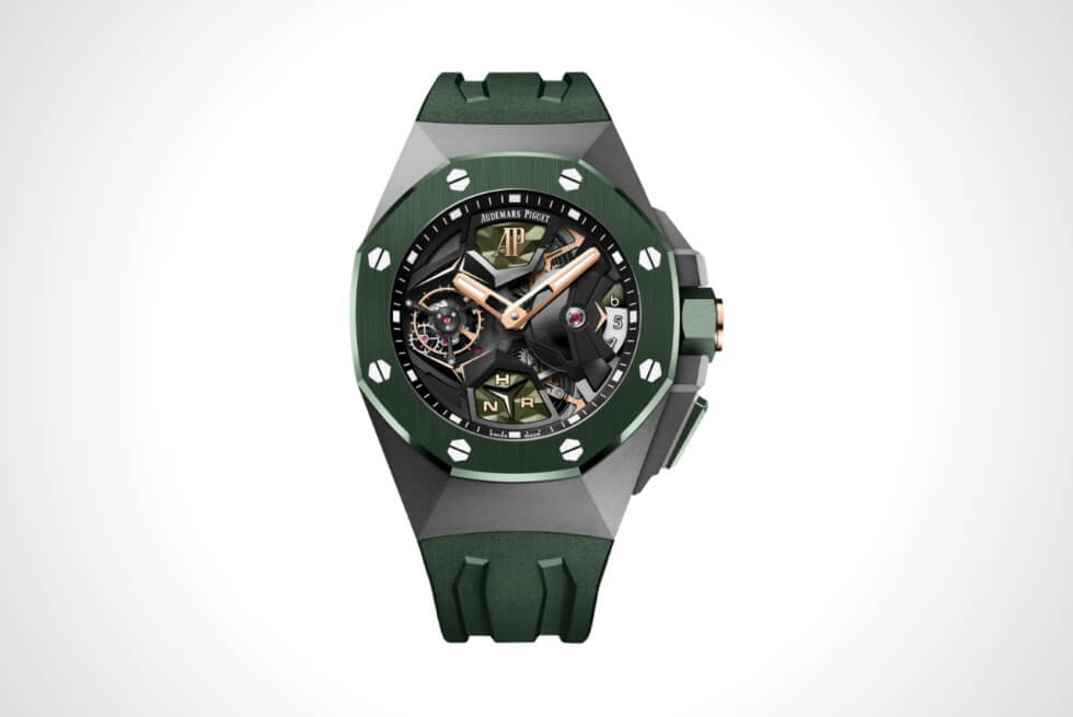 Audemars Piguet Royal Oak Concept Flying Tourbillon GMT: Its First Green Ceramic Timepiece