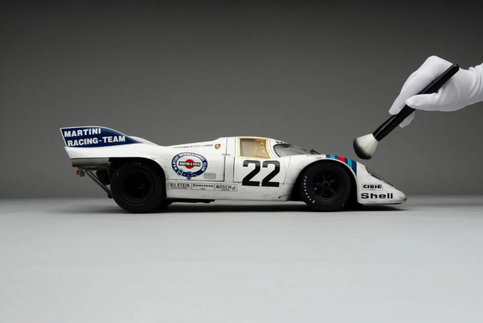 Amalgam Collection’s Weathered Porsche 917 KH Scale Model Is A Work Of Art