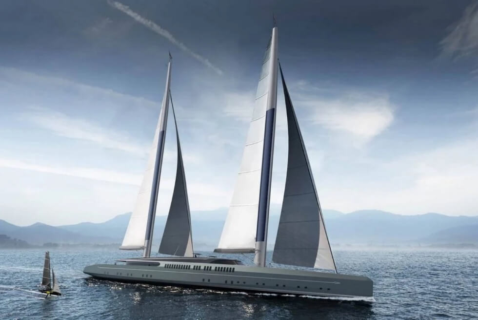 Royal Huisman Unveils The 330-Foot WING 100 Sailing Megayacht Concept