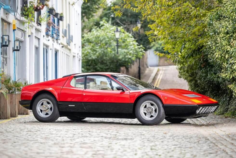 This 1974 Ferrari 365 GT4 BB In Rosso Corsa And Nero Is Heading To Auction