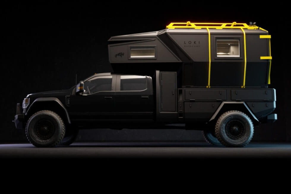 The Falcon 8 Is LOKI Basecamp’s Slide-On Camper Ideal For 8-Foot Pickup Truck Beds