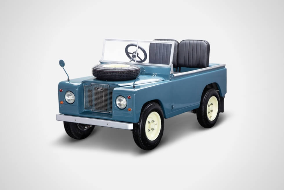 Land Junior: A Motorized Scaled-Down Replica Of A Land Rover Series IIA For Kids