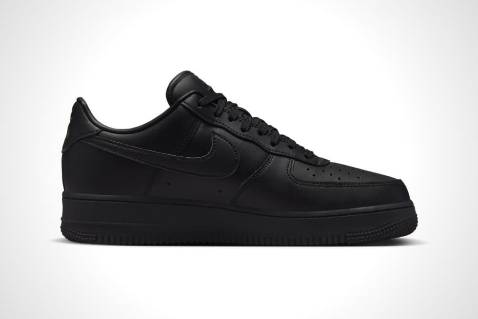 These Nike Air 1 Low ‘Fresh’ Sneakers Look Dapper In A Blackout Colorway