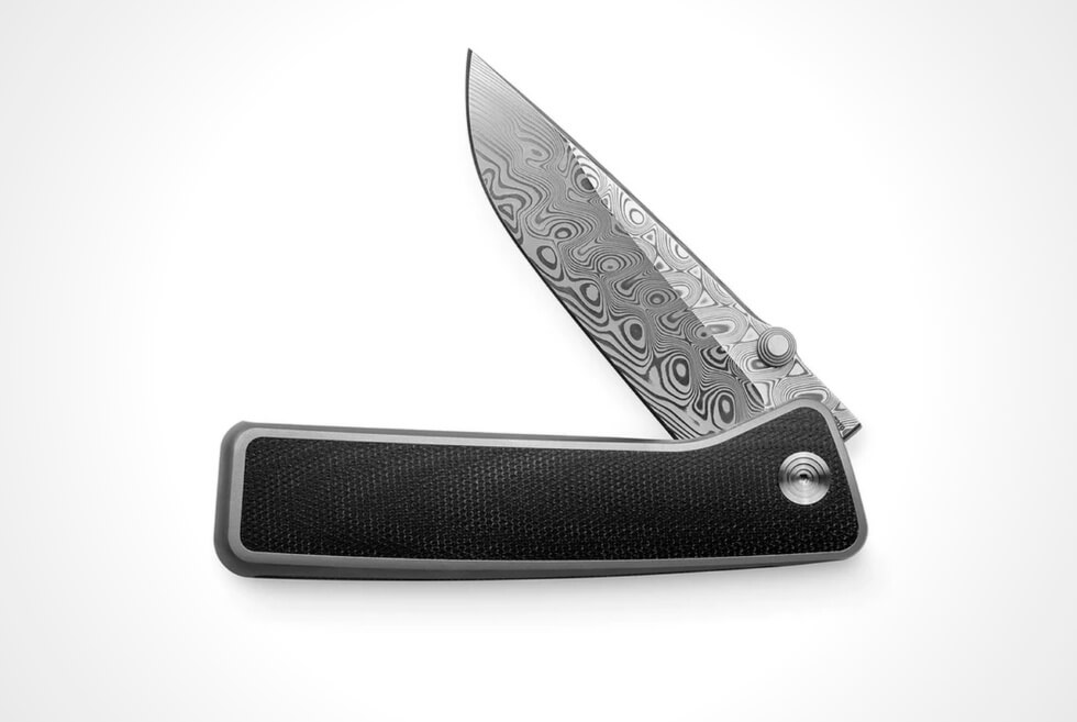 The James Brand Updates The Barnes Knife With Damasteel Blade