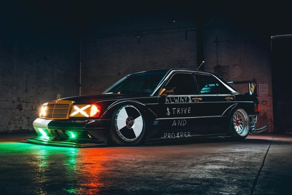A$AP Rocky Showcases His Real-Life ‘Need for Speed Unbound’ Mercedes-Benz 190E