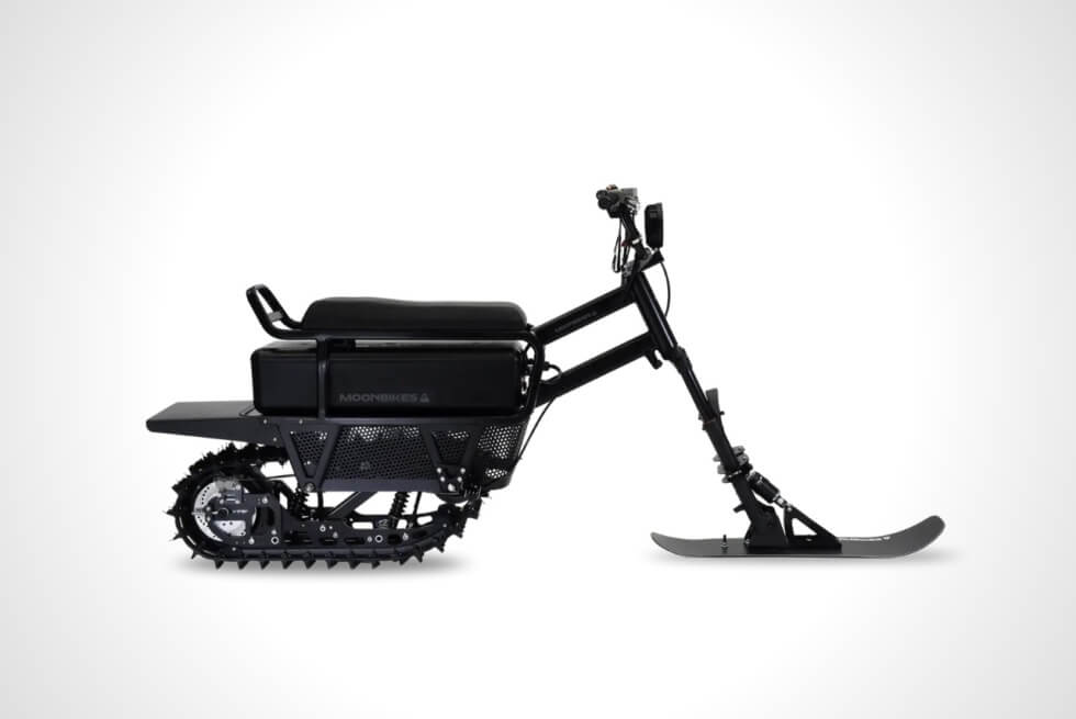 For $8,900, MoonBikes’ Electric Snowmobile Is Your Eco-Friendly Option This Winter
