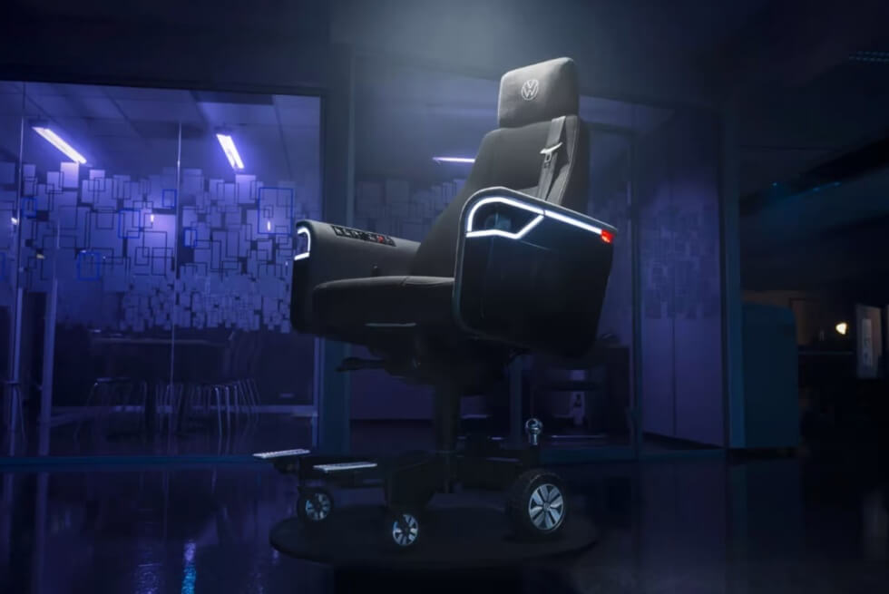 Volkswagen Norway Unveils A Motorized Office Chair Concept And We Want One