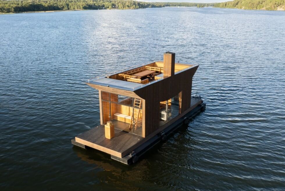 The Big Branzino Is A Floating Sauna Built In A Catamaran Setup
