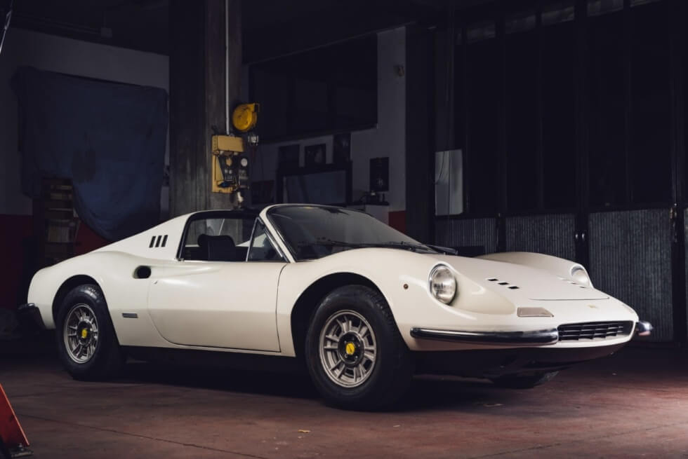 A 1973 Ferrari 246 Dino GTS In Bianco Polo Park And Nero Is Currently For Sale