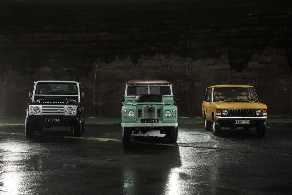 Everrati Grows Its EV Conversion Roster With The Land Rover Defender And Range Rover Classic