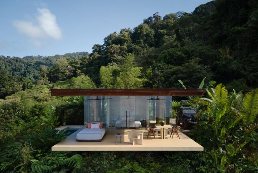 Achiote Jungle Villas Sit On A Slope 300 Meters Above Sea Level