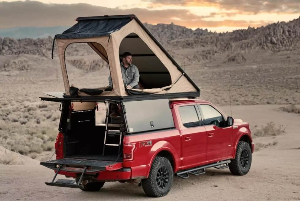 The Lone Peak Camper Turns Your Truck Bed Into Livable Space