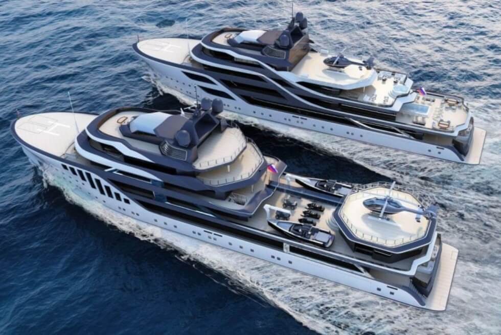 Baikal Yachts Group to Build Twin 86 Megayachts For One Client