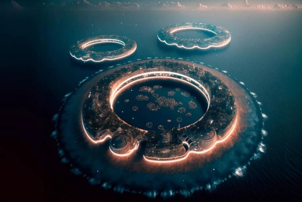 Polimeropolis: A Floating City Concept That Will Help Clean Up The Pacific Ocean