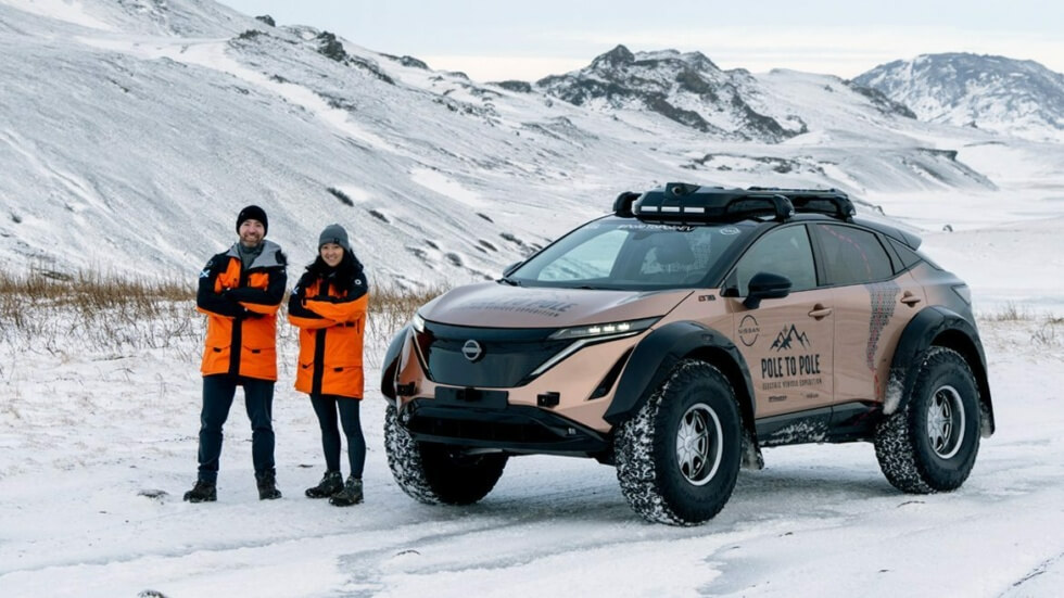 Nissan Upgrades An Ariya Electric SUV For The Grueling Pole To Pole Expedition