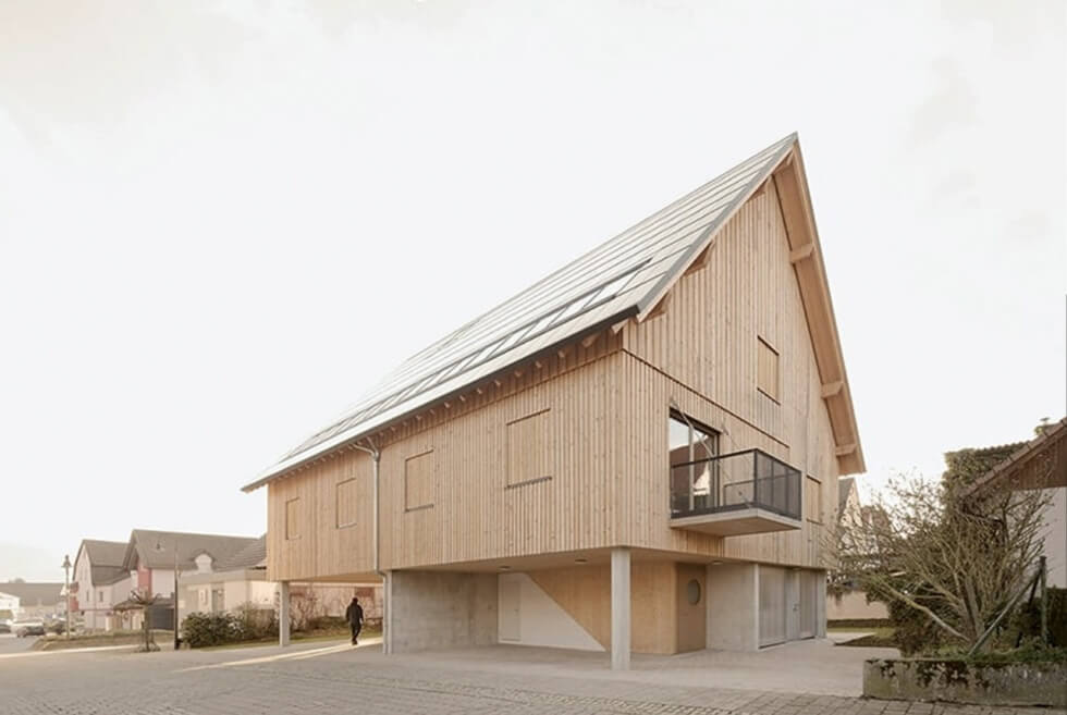 Atelier Kaiser Shen Constructed Haus Hoinka Using Straw And Clay Plaster