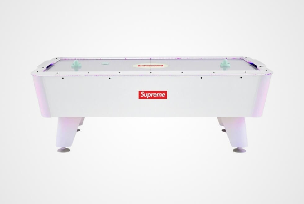 The SUPREME/VALLEY LED AIR HOCKEY TABLE Comes With A Scoring System