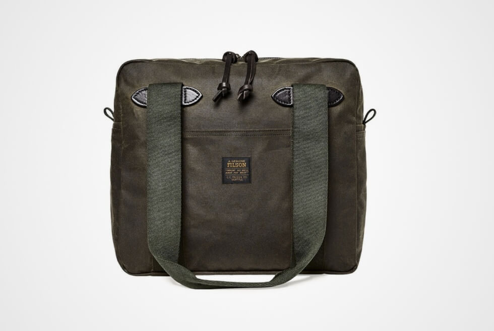 Filson Tin Cloth Zipper Tote