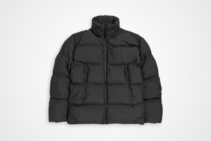 STAND COLLAR SHORT DOWN JACKET