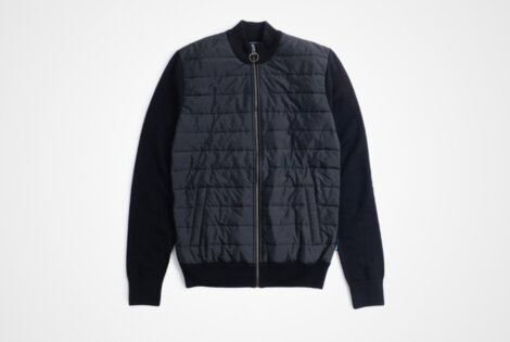 Barbour's Carn Baffle Zip Thru Sweater