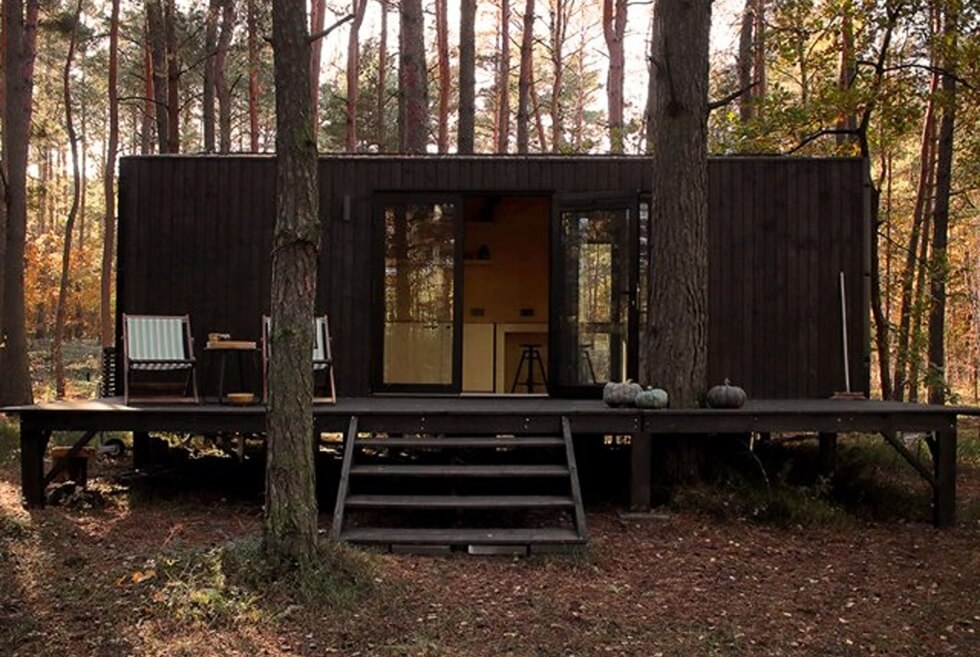 Country REDUKT Tiny House Offers Off-Grid Micro-Hotel Living