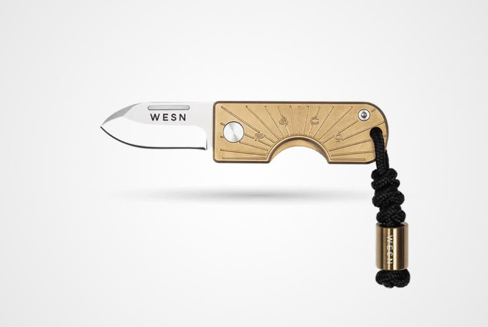The WESN x P&Co Slip-Joint Microblade Ages Gracefully