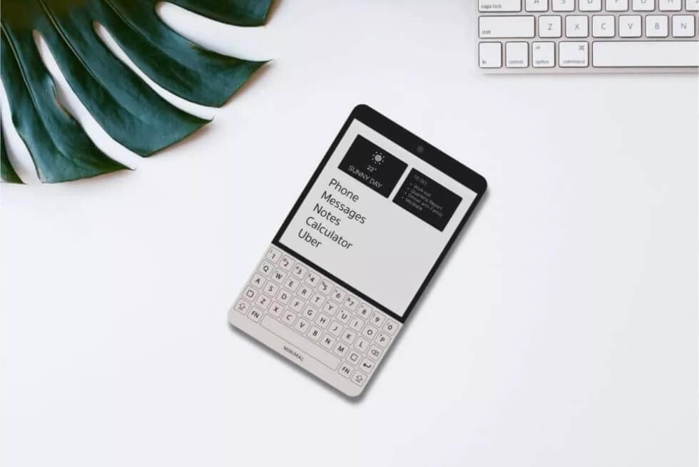 The Minimal Phone Is An Android Unit With An E-Ink Display