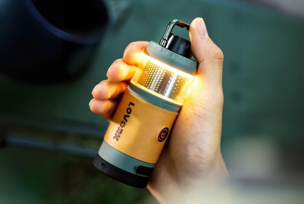 The Modular Lovork Camping Lantern Packs Eight Functions