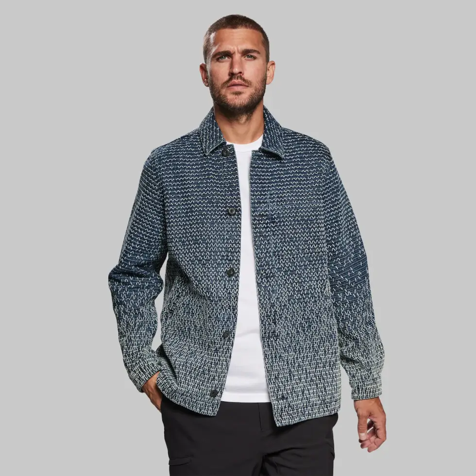 The Sashiko Chore Jacket Packs 5Km of Meta-Aramid Thread