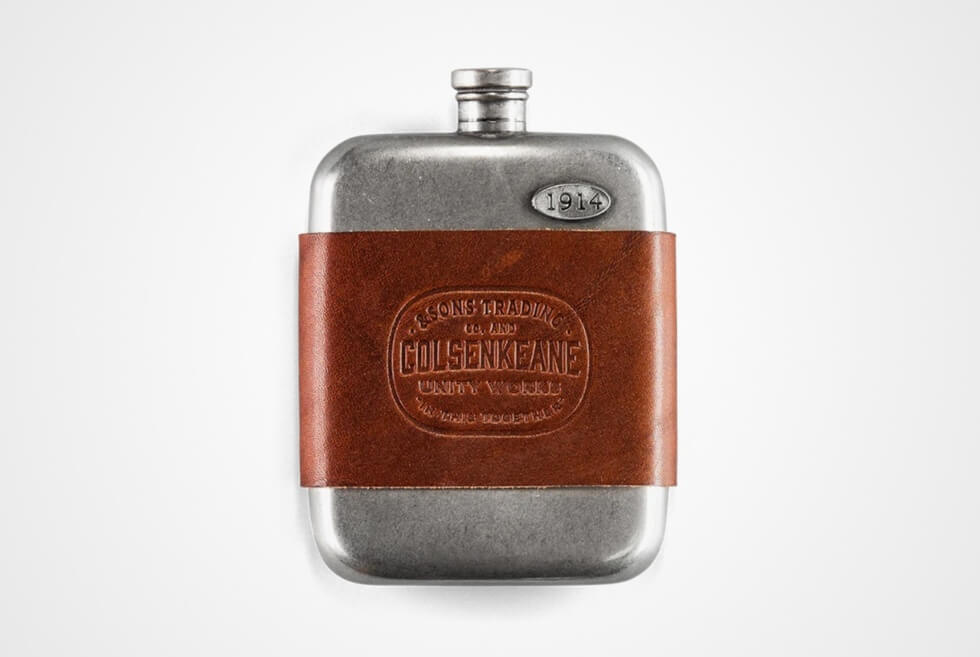 Carry Your Drinks In Style With &SONS x ColsenKeane Hip Flask