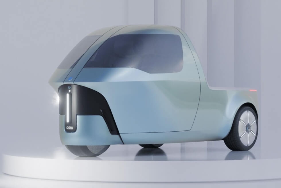 MOVA: A Futuristic And Nimble Delivery Vehicle Concept