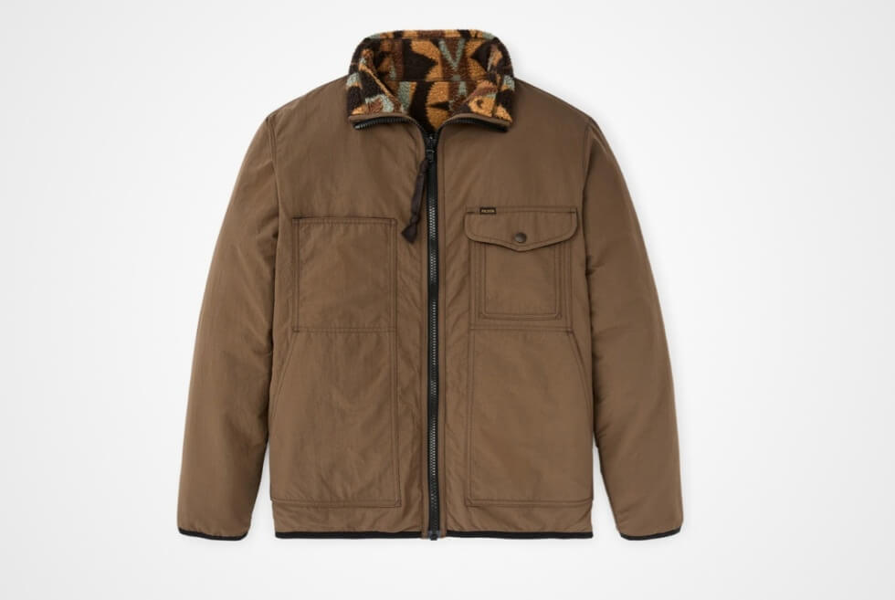 Filson’s Reversible Pile Fleece Jacket Is Warm & Blocks Wind